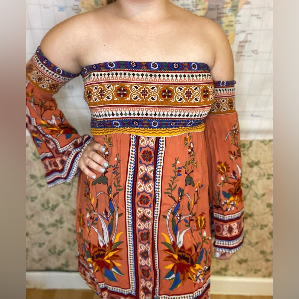 Colorful Boho Top